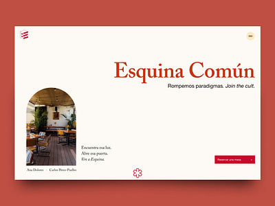 Hero concept layout concept elegant food gastronomy hero hero section layout mexico michelin minimalism restaurant simple star ui design web design web designer website