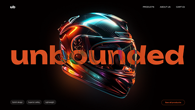E-com ui design for a motorbike helmets online store design figmadesign graphic design ui
