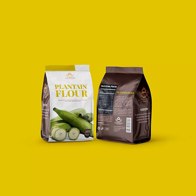 Plantain, Yam, and Beans Flour - Packaging Design beans beans flour flour packaging packaging design plantain plantain flour yam yam flour