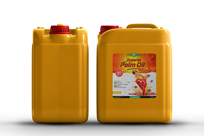 Imperial Red Palm Oil - Packaging Design mockup pack package package design package mockup packaging packaging design palm oil red red oil red oil design