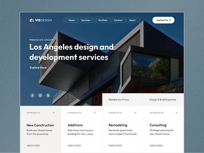 Architecture Agency Website Design architecture architecture agency architecture landing page architecture website building civil engineering eksterior design furniture home page interior architecture interior design landing landing page property website real estate real estate landing page room webdesign website