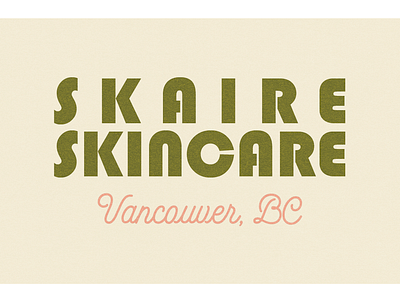 Skaire Skincare Branding branding design design branding graphic design logo