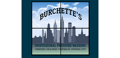 Burchette's-Pressure-Washing-Logo-1600 app branding design graphic design illustration logo logos typography ui vector