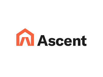 Ascent Real Estate logo design (unused) a home logo a house logo a logo a property logo a real estate logo apartment brand brand identity branding building hoem logo home logo house logo logo design logo identity logos property logo real estate realtor