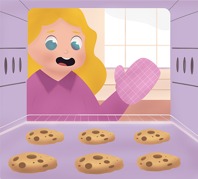 Cookies 2d animation aty design graphic design illustration motion graphics vector
