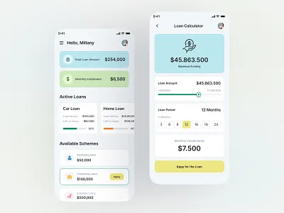 Loan Calculator | UX Daily Challenge down payment