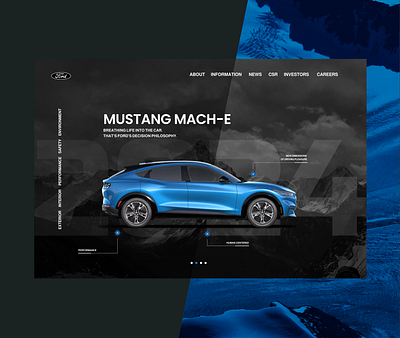 UI Design Ford Concept Web appui ford fordwebdesign graphicdesign mobiledeign ui uiapp uiux uiweb ux uxui webdesign webui