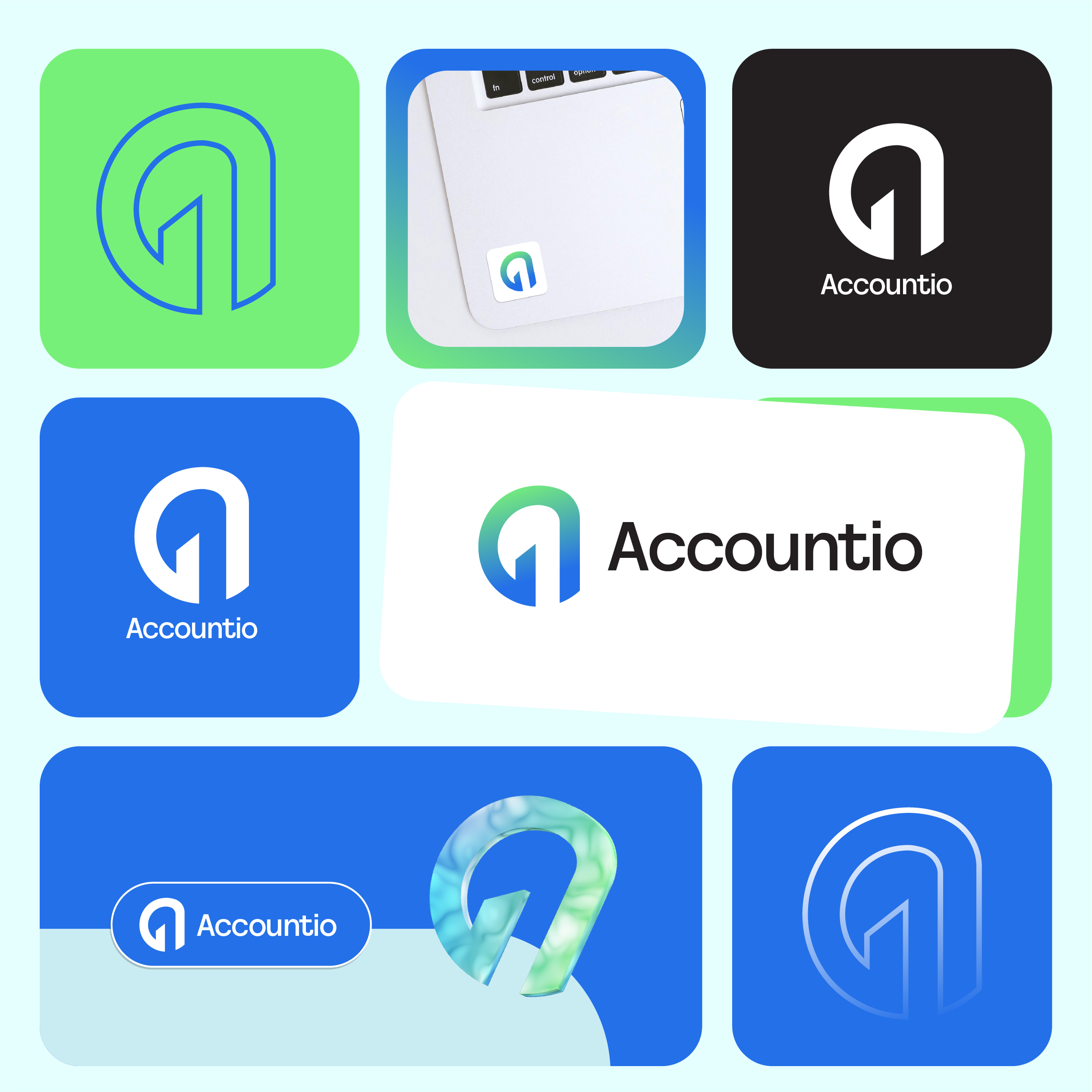 Saas Logo Design 3d animation app branding design graphic design logo motion graphics typography ui