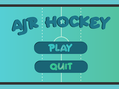 Air Hockey Game UI adobe illustrator graphic design illustration ui