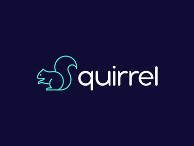 Quirrel Logo design brand identity branding logo logo design minimal logo modern logo design