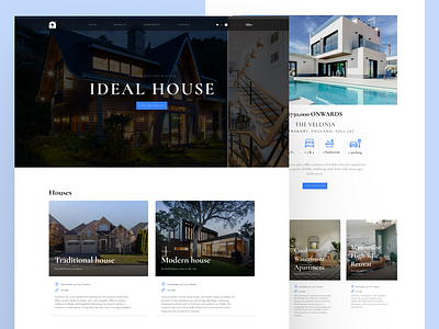 Real Estate Landing Page Design estate design estate landing landing page property design real estate real estate layout real estate page real estate website