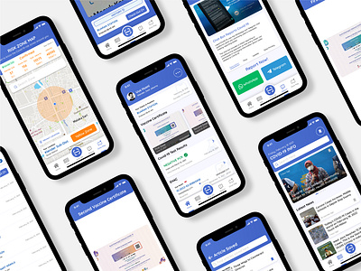 Pedulilindungi Redesign 2021 - Covid-19 Healthcare Mobile App covid 19 mobile app covid 19 mobile design pedulilindungi mobile app
