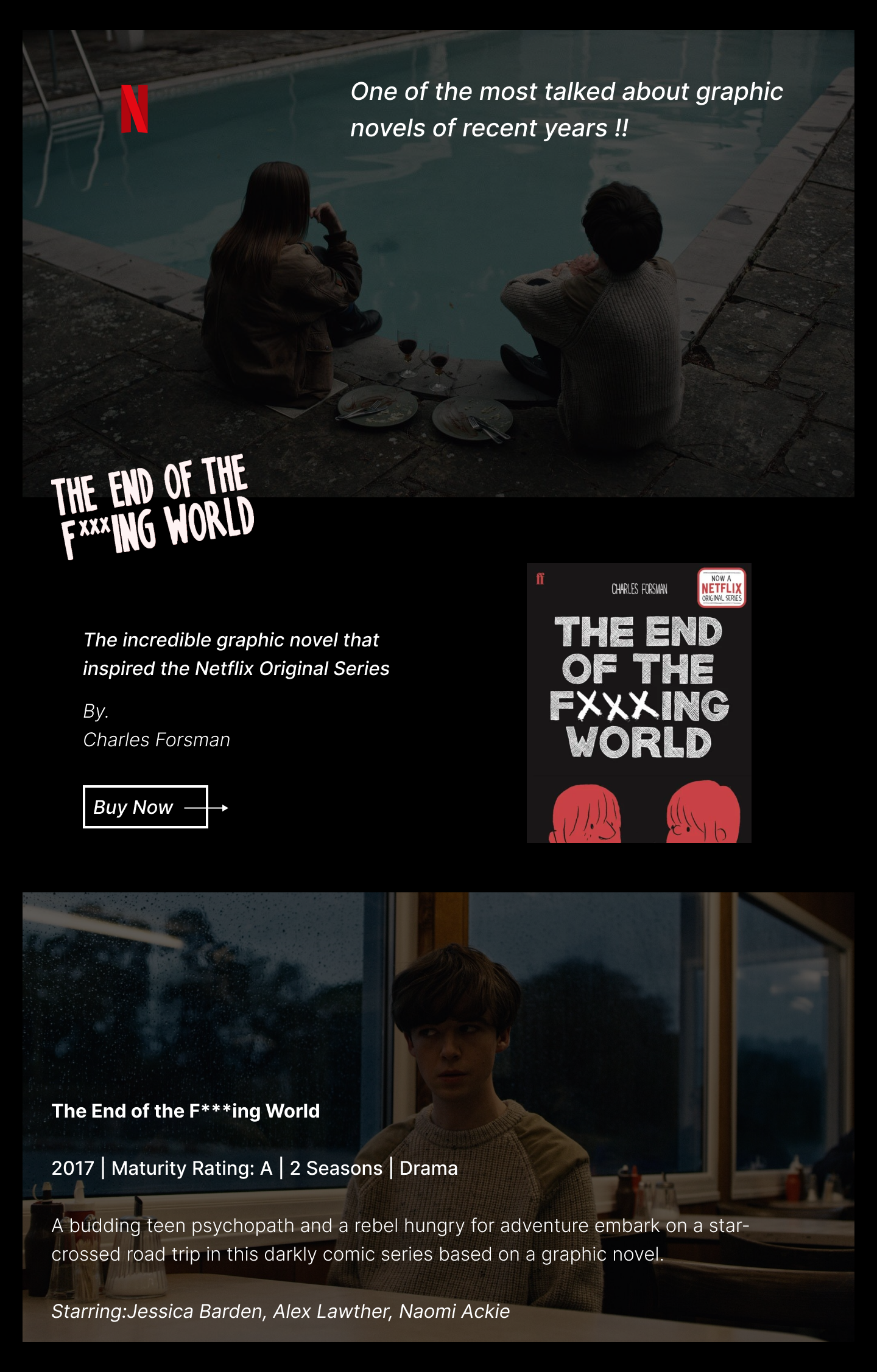 The Novel Selling Hero page in Figma design graphic design typography ui ux