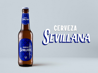Cerveza Sevillana adobe illustrator calligraphy calligraphy logo graphic design hand lettering lettering