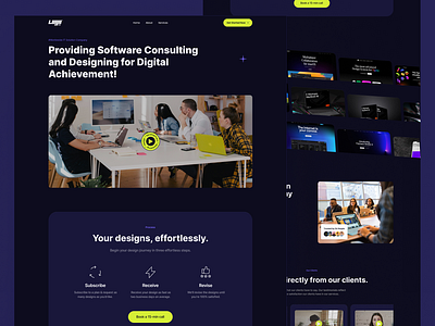 Digital Agency Website Design agency design agency landing page agency website creative agency digital agency digital design digital page website design