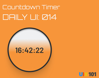 Daily UI: #014 | Countdown Timer | #UIX101 014 countdown timer dailyui design figma mobile app ui ui design uix101 user interface