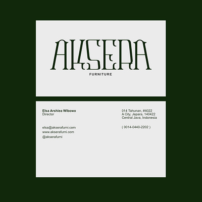 AKSERA branding branding font card classic design font graphic design logo logotype type type design typography