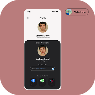 social sharing mobile UI design app designing figma mobile ui design social sharing ui ux