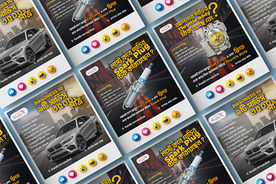 Automobile Company Social Media Post Design automobile car car ads car social media post design social ads social media post design
