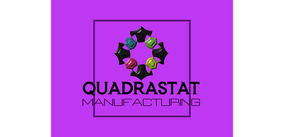 Quadrastat-Manufacturing-Logo-1600 app branding design graphic design illustration logo logos typography ui vector