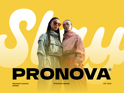 Pronova Brand Identity branding design fashio gender neutral lifestyle logo logo design mark minimal pride pronova