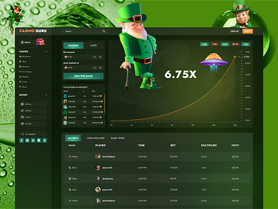 CASINO GURU 3d anding page casino website crypto website crypto website design cryptocurrency daily ui dark mode finance logo motion graphics onboarding online casino saas security service ui uxdesign vector web app