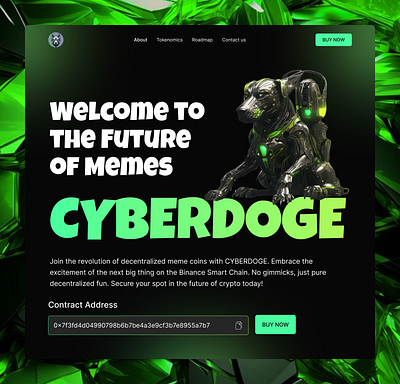 Meme coin website design - Base ai base cyber meme coin cyberdoge meme doge coin meme meme coin meme coin web design meme landing page meme token meme website pepe