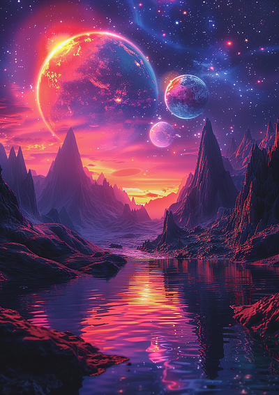 Fantasy Planet Landscapes