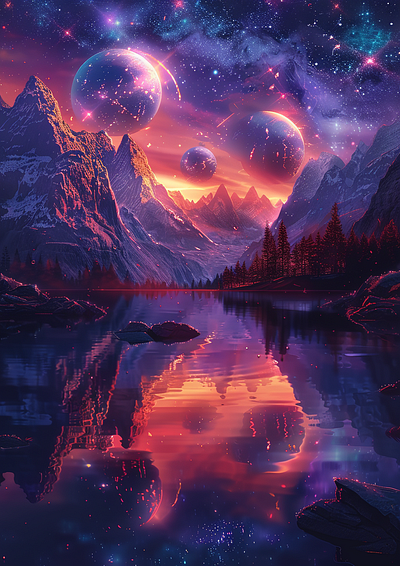 Fantasy Planet Landscapes