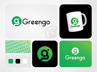 greengo logo design brand branding graphic design logo logo design logo presentation