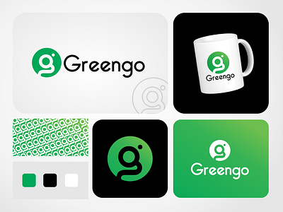 greengo logo design brand branding graphic design logo logo design logo presentation