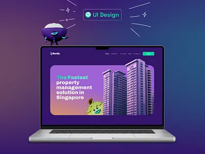 UI Design for Rently graphic design ui website design