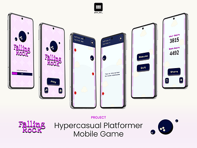 Hypercasual Platformer Mobile Game 2d app design figma game game design game ui game ux hypercasual mobile mobile app mobile design mobile game platformer ui ui design uiux ux ux design