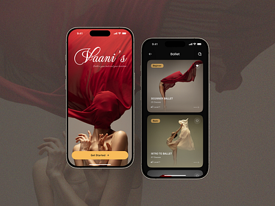 Ballet Class Booking App app design ballet branding dance dance app dribbble best shot figma logo sri ui uiux ux