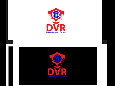 DVR Badge logo design badge blue brand identity design branding clothing colorful design emblem graphic design icon illustration logo red typography vector