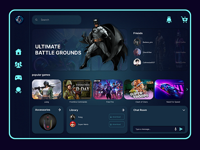 Ultimate Battle Grounds interactive design