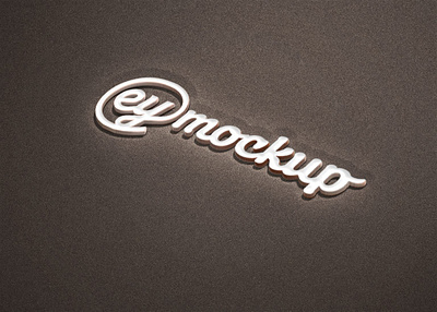 3D Logo Mockup 3d logo mockup free mockup graphic eagle logo mockup mockups