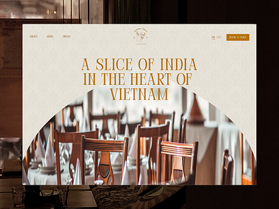 Restaurant Website Design Concept animation branding ui uxui web design