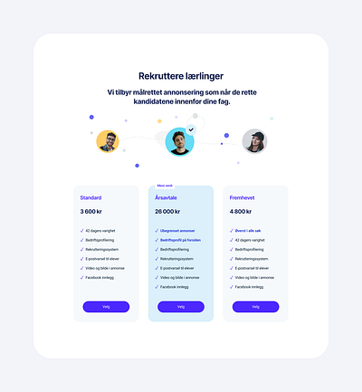 Pricing page design app branding design illustration interface jobboard minimal page price pricing pricingpage ui ux webdesign