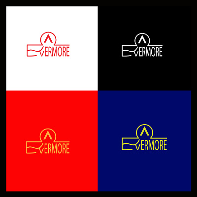 Evermore Typography Logo branding clothing design graphic design illustration logo typography