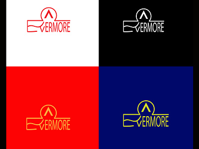 Evermore Typography Logo branding clothing design graphic design illustration logo typography