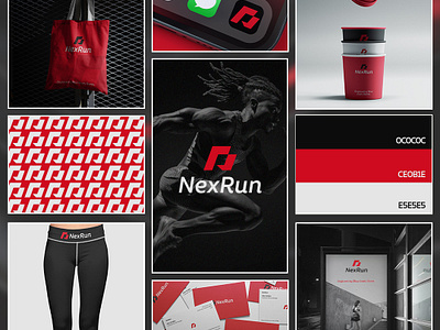 NexRun_Active Wear Brand Logo active wear logo brandidentity logo logodesign logomark sports sports identity sportsidentity design sportslogo sportswearlogo