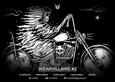 Wearvillains Streetwear #2 art artwork chopper cloth clothing clothingline illustration merch