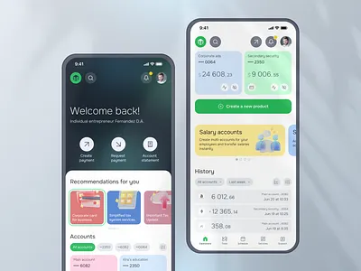 B2B Wallet app banking app figma fintech mobile ui ui ui design