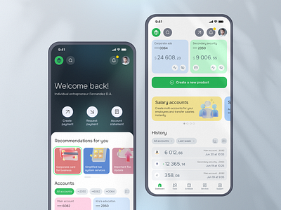 B2B Wallet app banking app figma fintech mobile ui ui ui design