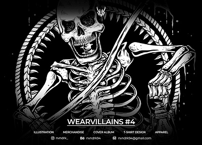 Wearvillains Streetwear #4 apparel art artwork cloth clothing clothingline graphic design illustration merch