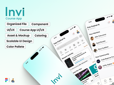 Course App Design Concept - UI/UX app design branding course app design design concept idn boarding school ui uiux