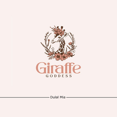 Giraffe Goddess branding graphic design logo
