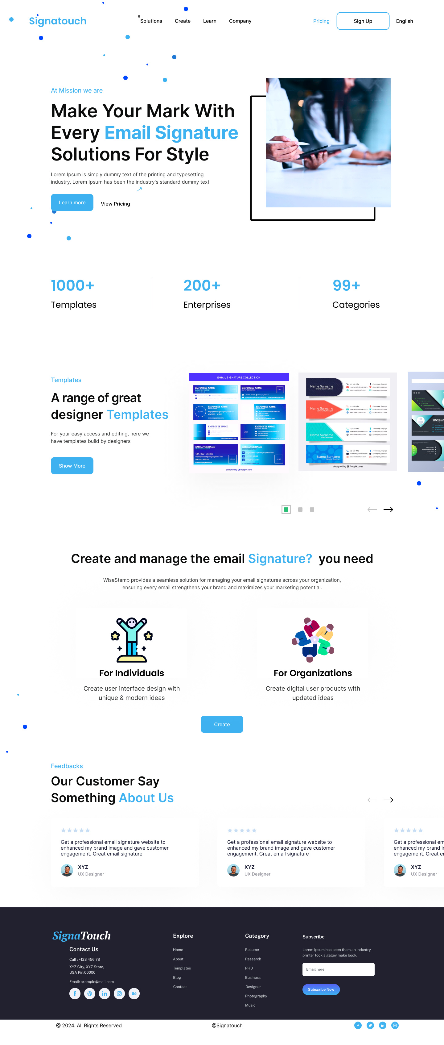 ST Client's Website branding graphic design logo ui ux website