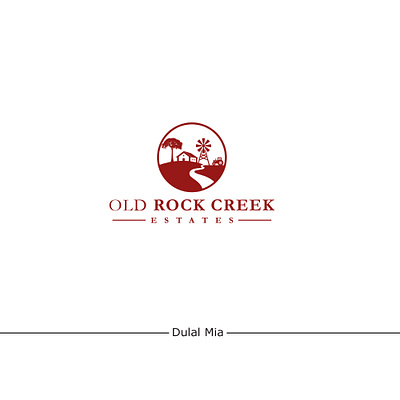 Old Rock Creek Estates branding graphic design logo